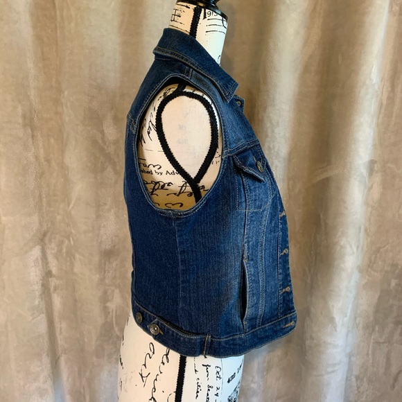 PARIS BLUES Jean Vest Denim Blue Small - Picture 7 of 15